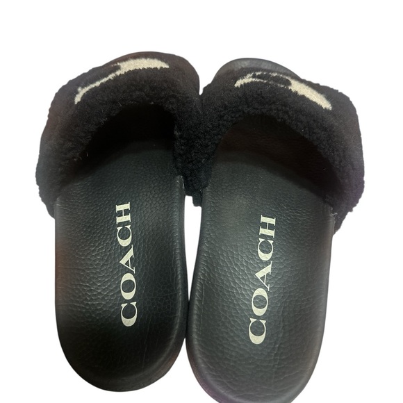 Coach Black and White Sandals - Picture 4 of 5